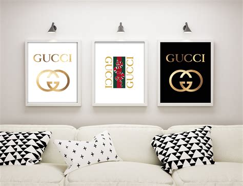 gucci wall painting|gucci inspired wall art.